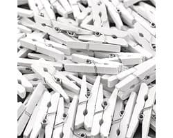 Mini Wasknijpers 50 Pack - 1 1/8" Houten Clips voor Craft en Scrapbooking — afbeelding 1