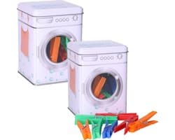 Kunststof wasknijpers - 48x - 4 kleuren per set - 8 cm