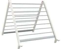 vidaXL - Droogrek - voor - badkuip - uitschuifbaar - 53-90 - cm - aluminium