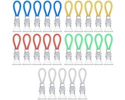 Dailygoods- Handdoekclips 25 Stuks - Handdoekhouder - Handdoekklemmen - Ophanghaakjes - Roestvrij Staal - Duurzaam Design - Handdoekhangers