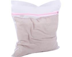 Urban Living Waszakken XXL size voor delicaat wasgoed - lingerie/bh waszak - wit - 38 x 48 cm
