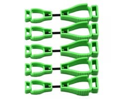 Allecto - Jagers Gear Clips - Opknoping Riemclip - Sterk en duurzaam - 5 stuks - Bevestigen van hoeden en handschoenen - Ideaal voor wandelaars - C...