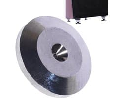 Subwoofer Isolatievoeten - Audio Isolatiepads - Geluidskwaliteit Verbeteren - Minimaliseert Trillingen - 0.5 x 2.5 x 0.5 cm - Grijs-Zilver