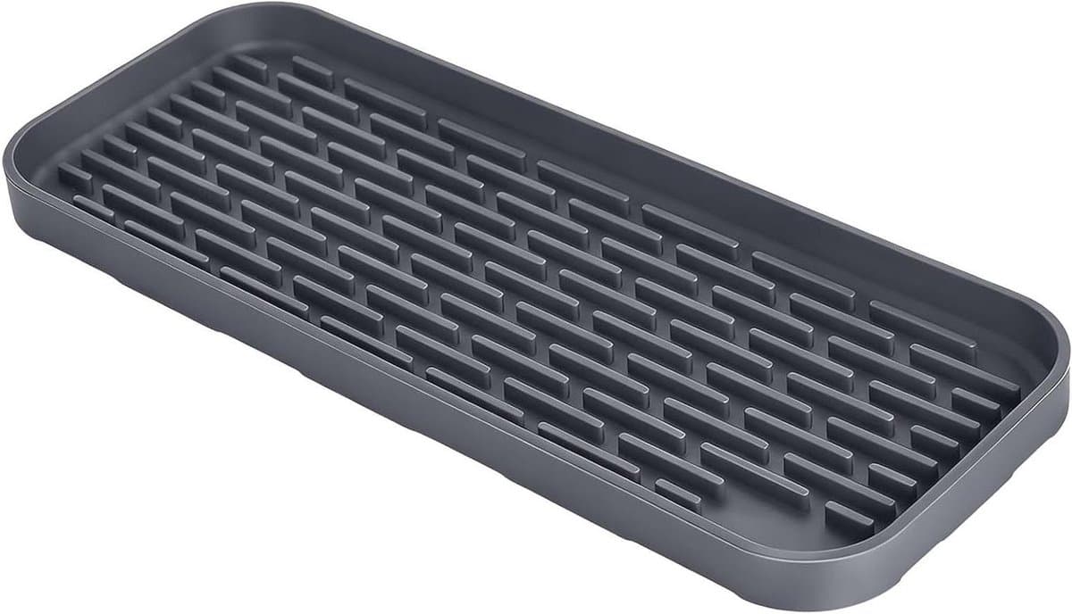 Koffie lekbak - Waterdispenserbak - Morsen opvangen - Antislip stabiliteit - 30.5 cm - Grijs — afbeelding 1