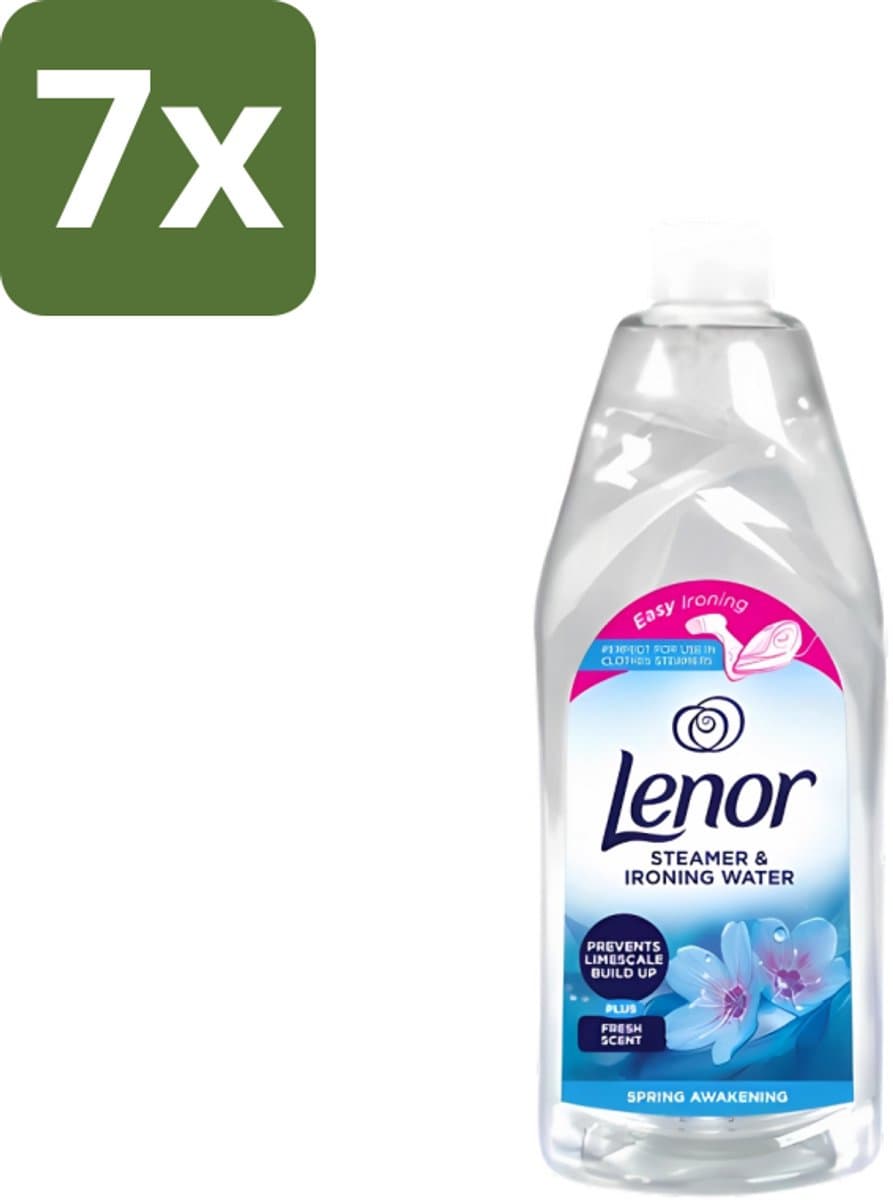 Lenor - Strijkwater - Spring Awakening - Textielverfrisser - 1000 ml - Bulkverpakking - 7 stuks — afbeelding 1