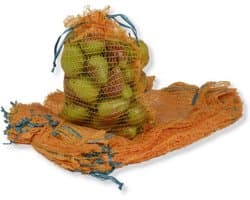 100 Stuks Stevige Raschelzakken voor Aardappelen en Groenten met Trekkoord - 25 kg - 50x80 cm