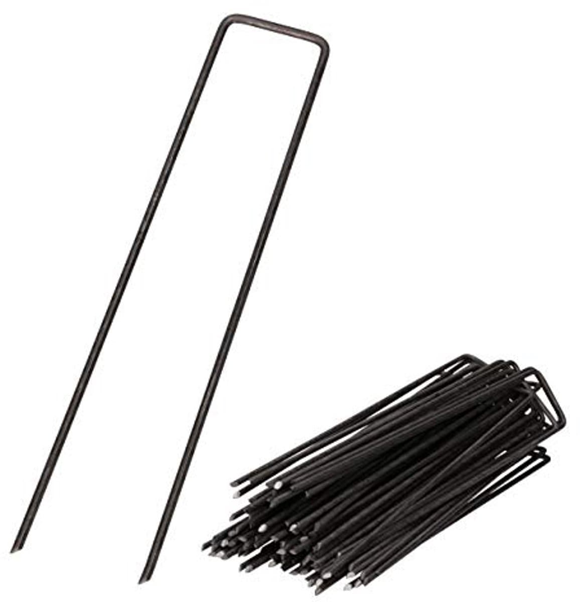 50 Stuks Grondankers van Staaldraad - 200 x 30 mm - Voor Onkruidbestrijding en Bevestiging — afbeelding 1