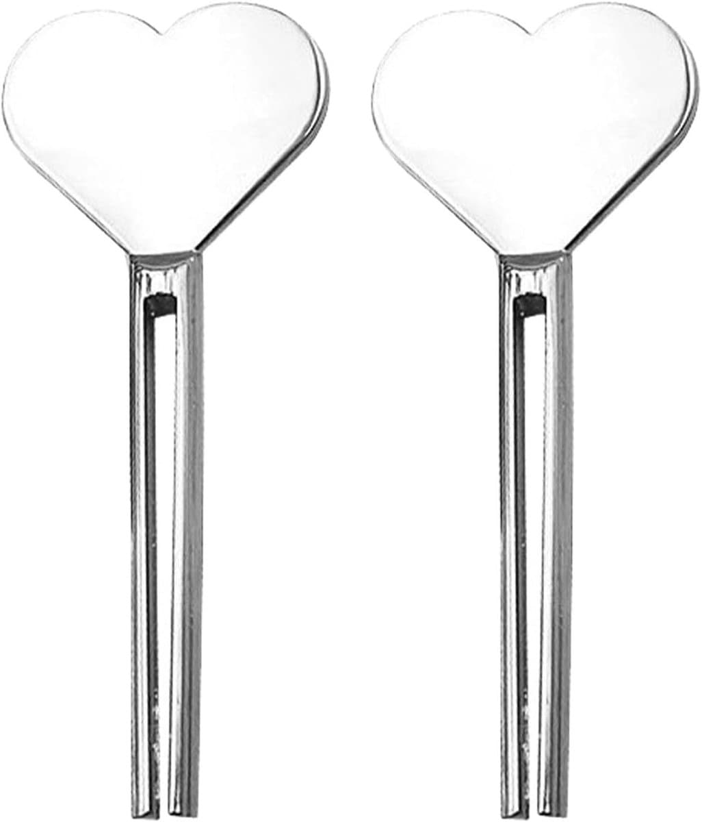 Ibenzoa® Zilveren metalen tandpasta-sleutel set van 2 voor diverse tubes en crèmes — afbeelding 1