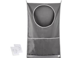 Unyqoos® Opvouwbare hangende waszak met ritssluiting voor ruimtebesparing en opslag