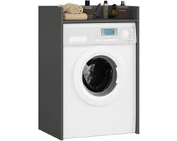 Wasmachine Kast / Wasmachine Ombouw / Wasmachine Meubel FIN / Grafietgrijs / AKORD Furniture Factory / 64 x 98 x 50 cm