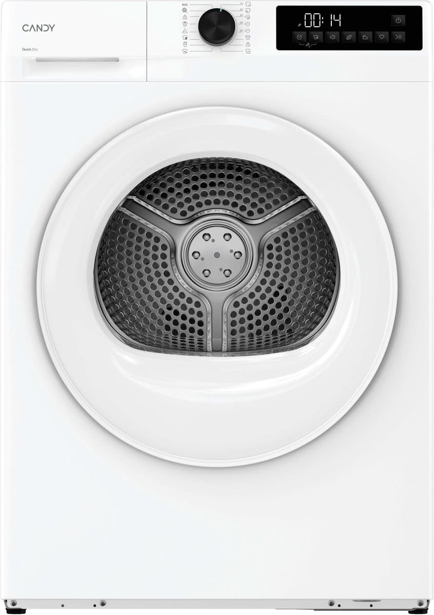 Candy GDL 8N2B-S, Warmtepomp, 8kg , GlasDoor, Eco Wit, XL deur opening - Condensbak — afbeelding 1