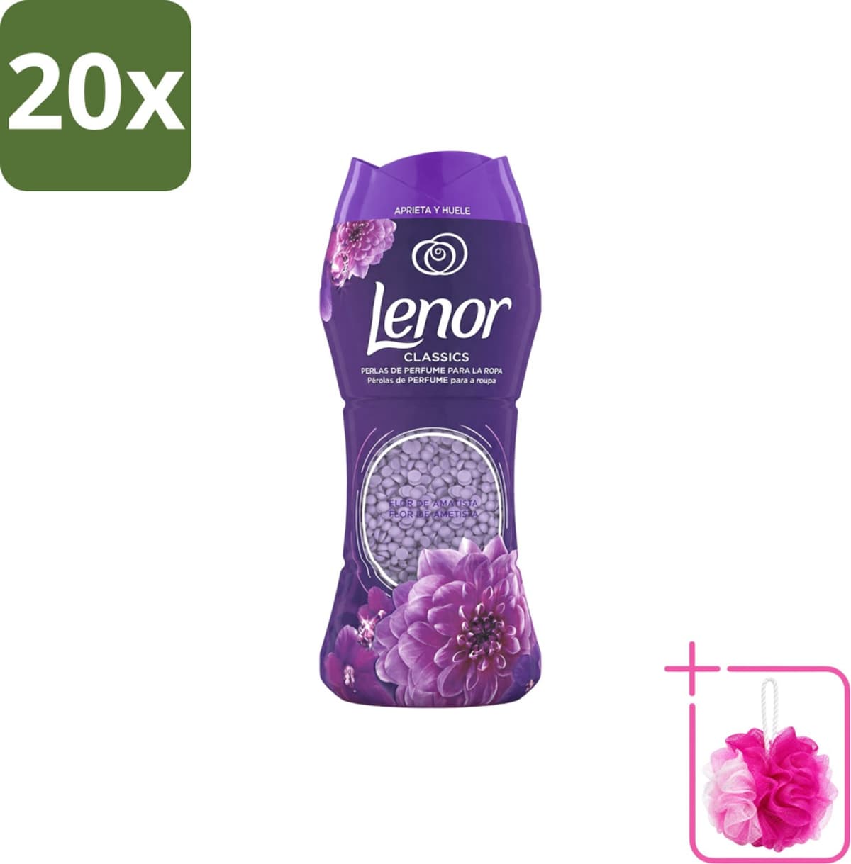 20 x Lenor Unstoppables – Geurbooster – Amethyst – 210 g - Bulkverpakking - Geurbooster was - Douchemop - Wasgeur — afbeelding 1