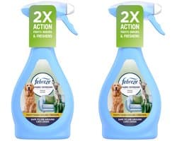 Febreze - Textiel luchtverfrisser - Speciaal voor huisdieren geuren - 2 x 500 ml