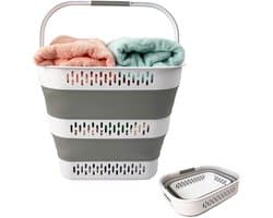 Unyqoos® Opvouwbare wasmand en opbergcontainer met handgrepen en ventilatie