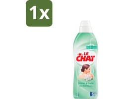1 x Le Chat Wasverzachter Fresh & Care 40 Wasbeurten 880 ml - Wasverzachter - Hypoallergeen - Huidvriendelijk - Gevoelige Huid - Babykleding