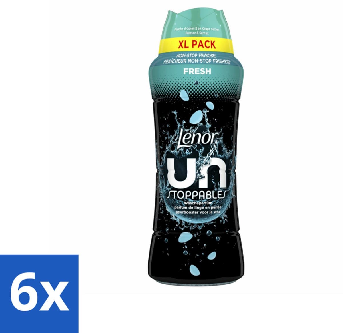 Lenor Unstoppables - Geurbooster - Fris - Non-Stop Frisheid - Grootverpakking - Voordeelverpakking - 6 stuks — afbeelding 1