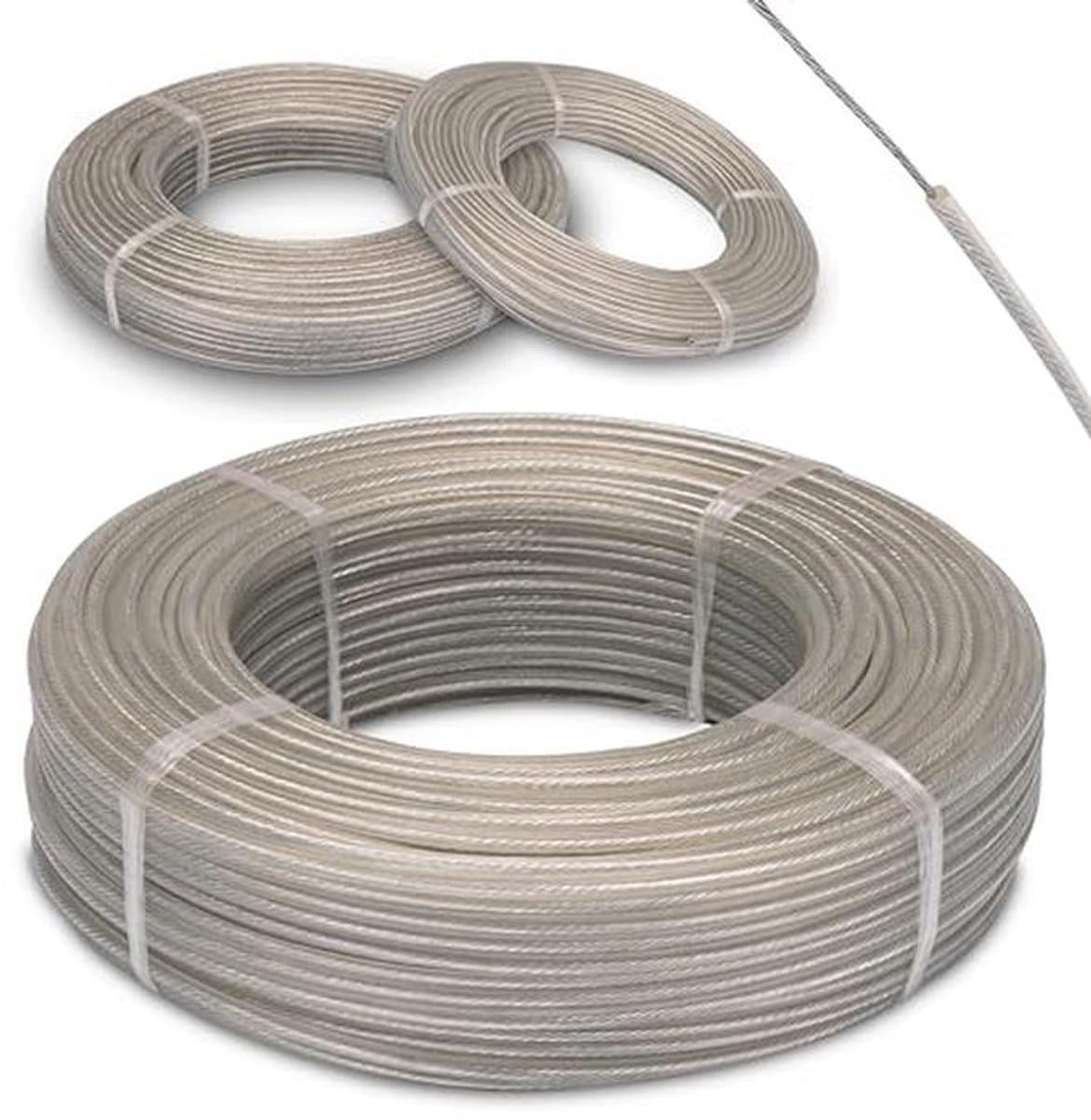 Extra Sterke 3mm Waslijn 70m – Vervangingslijn Voor Droogmolen, Tuin, Balkon En Camping — afbeelding 1
