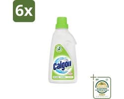 Calgon - Wasmachinereiniger - Gel - Ecologisch - Tegen Kalkaanslag / Wasmiddelresten / Geuren - 750ml - 15 Wasbeurten - Voordeelverpakking - 6 stuks - Kalk verwijderaar - Wasmiddelresten