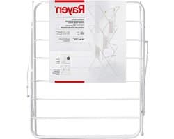 Droogrek inklapbaar 14 m - Gelakt staal wit - 61 x 138 x 445 cm
