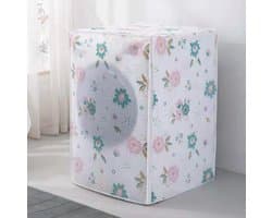 IBBO Shop - Wasmachine hoes - Wasmachine hoover - Wasmachine beschermer - Wasmachine overtrek - Waterdichte bescherming - Wasdroger beschermhoes - Hoes Cactus - tot 9 Kg - 63 x 62 x 85 cm - bloemen