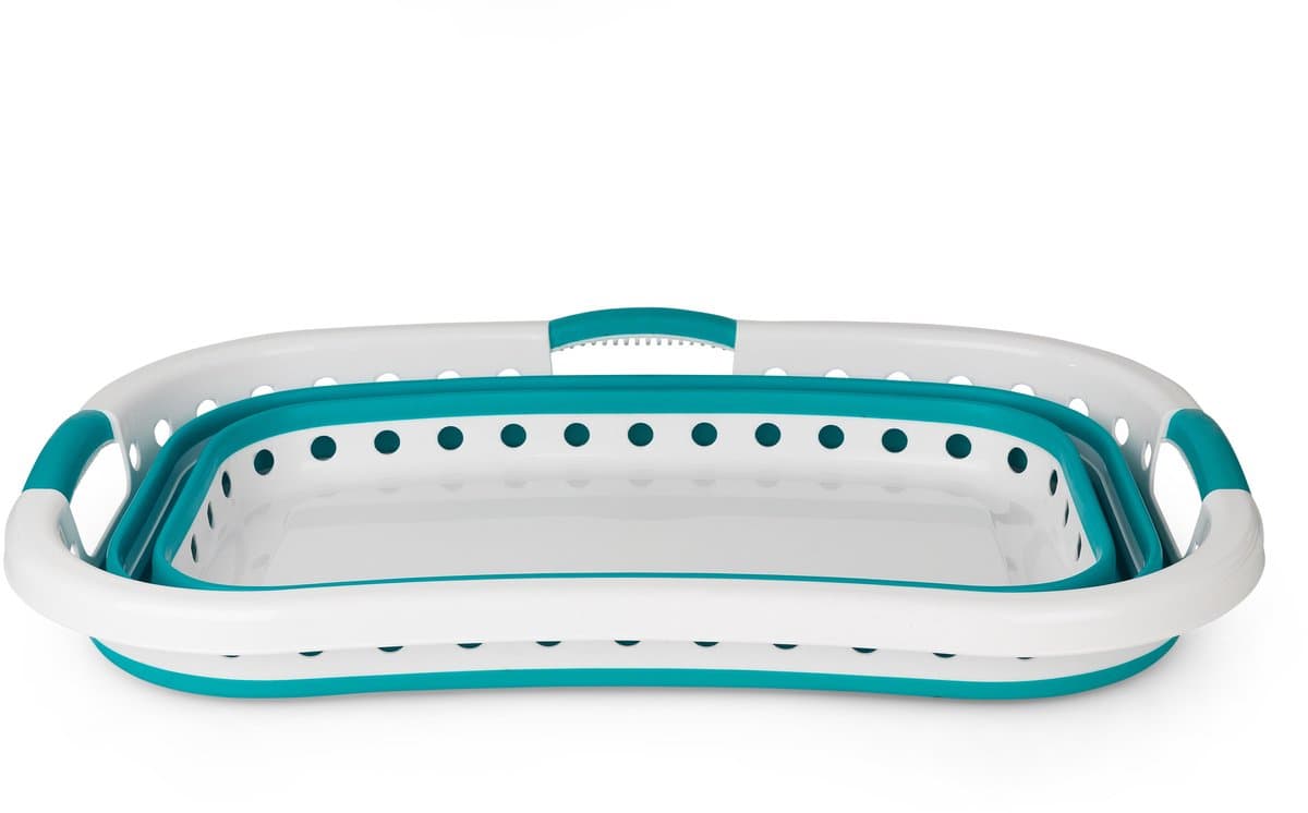 Beldray Opvouwbare Wasmand - 37L | Hip-Hugger | Turquoise — afbeelding 1