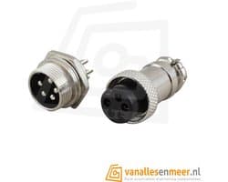 GX16-5 Connector Set – 5-Pins – Male & Female