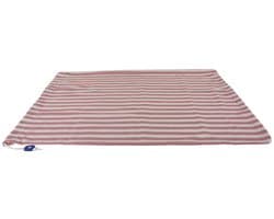 Waszak 60x60 cm - Met K-locksluiting - Rood gestreept