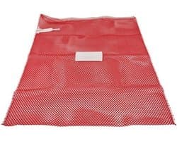 Premium wasnet 60x90 cm - Met knoopsluiting - Rood