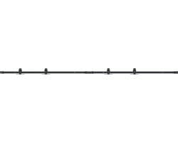 vidaXL - Ophangset - voor - schuifdeur - 213 - cm - koolstofstaal
