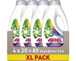 Ariel Wasmiddel Kleur - 4 x 20 Wasbeurten