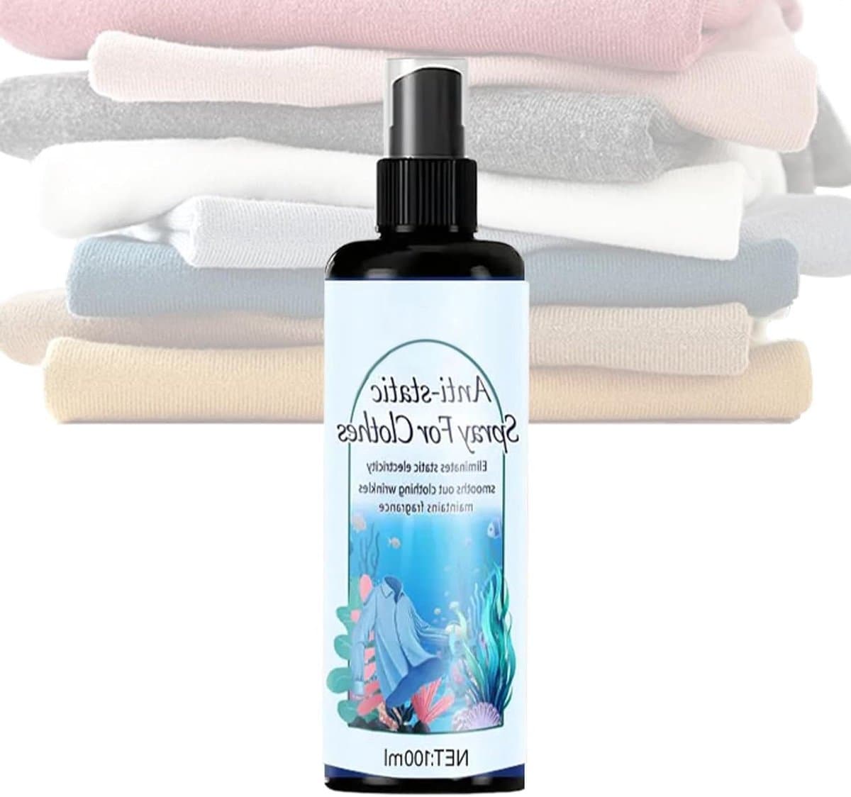 Statische Spray - Kleding Verfrisser - Statische Kleding - Langdurige Bescherming - 100 ml - Niet Van Toepassing — afbeelding 1