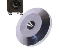 Luidspreker Isolatievoeten - Trillingsdempers Pootjes - Audio Verbetering - Zuiver Koper - 2.5 cm - Zilvergrijs