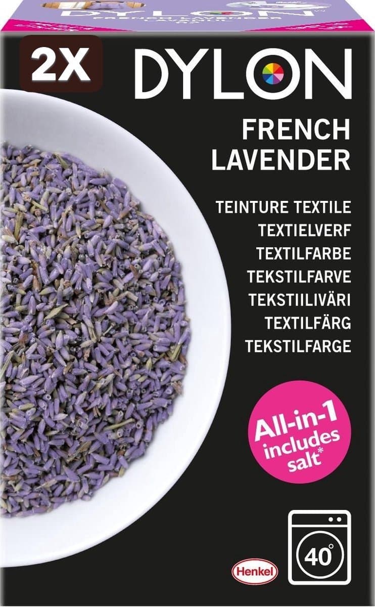 2 x DYLON Textielverf - French Lavander - wasmachine - 350g — afbeelding 1