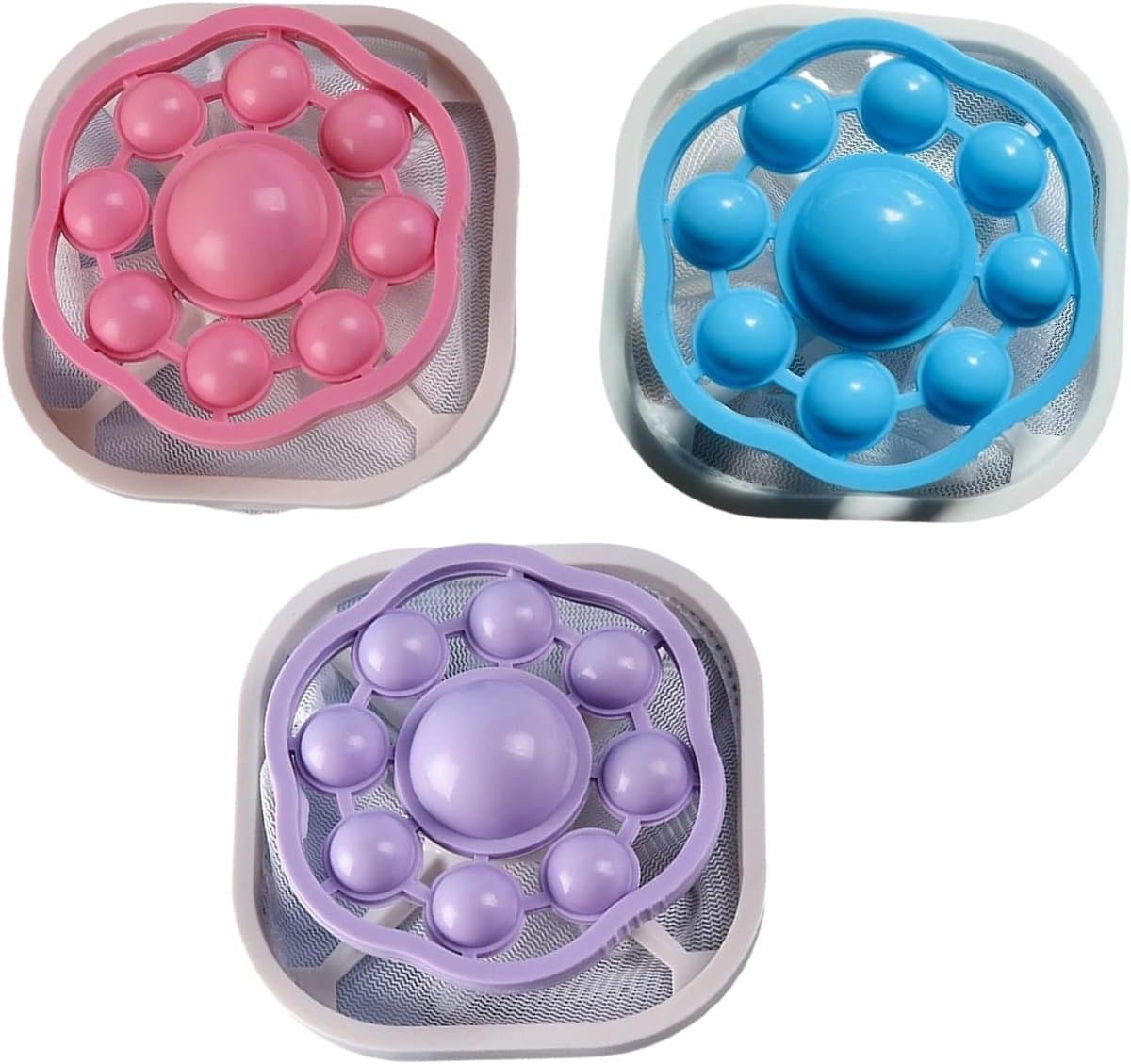 Wasmachine filterzakken - 3 stuks - Drijvende Haar Filtering - Herbruikbaar - Wasmachine reiniger - Haarvanger - Wasfilter - Voor het verwijderen van haar en drijvend vuil - 9.5cm — afbeelding 1