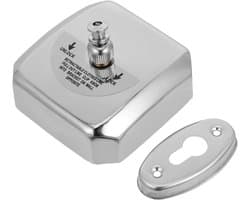 Uitschuifbare Waslijn - Waslijndraad Staal - Ruimtebesparend Drogen - Compact Wandmodel - 9 cm - Zilver