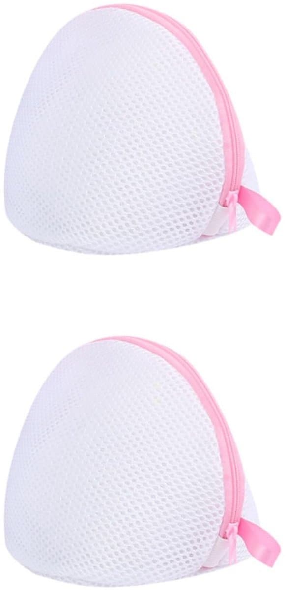 Dailygoods- Wasnet Set van 2 - Herbruikbaar - Geschikt voor Beha/Ondergoed - Verborgen Ritssluiting - Hoogwaardige Polyestervezels - Duurzaam - Waszak — afbeelding 1