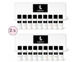 Labryce Wasparfum Proefpakket – Duo Set – 2 Complete Proefpakketten – 18 x 20 ml