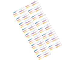 Houten Wasknijpers - Kleurrijke Clips - Huis en Kantoor - Berkenhout Kwaliteit - 100 Stuks - Multicolor