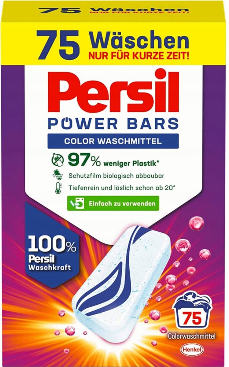 Persil Power Bars Color - 75 stuks — afbeelding 1