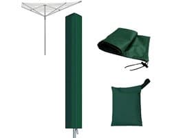 Waslijnhoes - Roterende Wasdrogerhoes - Beschermende Weerbestendige Cover voor Tuin Droogrekken - 1 Stuk - Groen