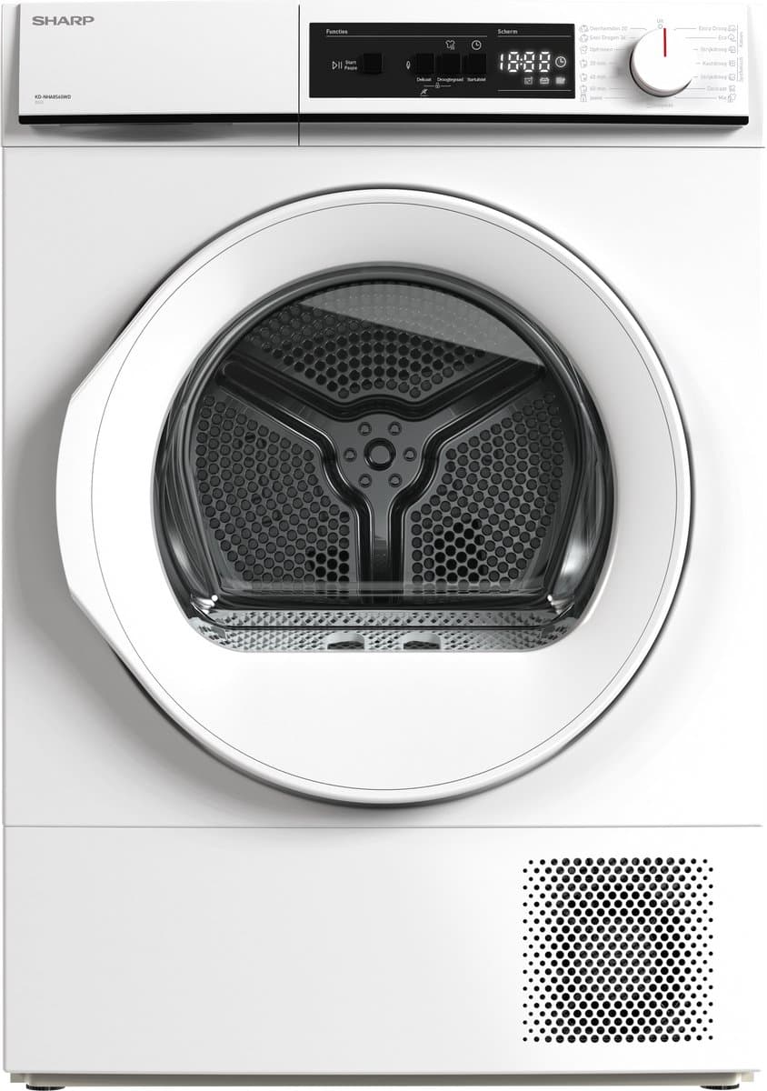 Sharp KDNHA8S6GWDBX warmtepompdroger — afbeelding 1