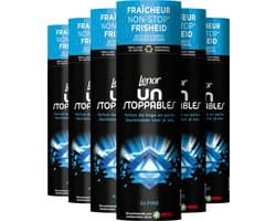 Lenor Unstoppables Geurparels - Fresh Alpine - Voordeelverpakking 6 x 235g