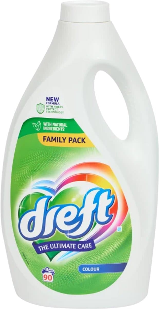 Dreft The Ultimate Care wasmiddel Colour 90 wasbeurten — afbeelding 1