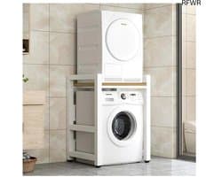 RFWR® Stapelbare wasmachine en droger kast met verstelbare hoogtes