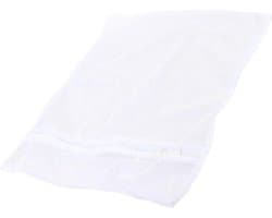 Caresse lingerie wasnetje met rits - wit - 30x40cm — afbeelding 1