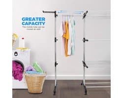 Inklapbaar Droogrek Universeel – Laundry Drying Rack - Wasrek voor in de Badkamer/Tuin/Slaapkamer/Balkon – Duurzam