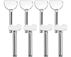 Dailygoods - 8 Stuks Metalen Tandpasta-Knijpers - Roestvrij Staal Tubeknijper