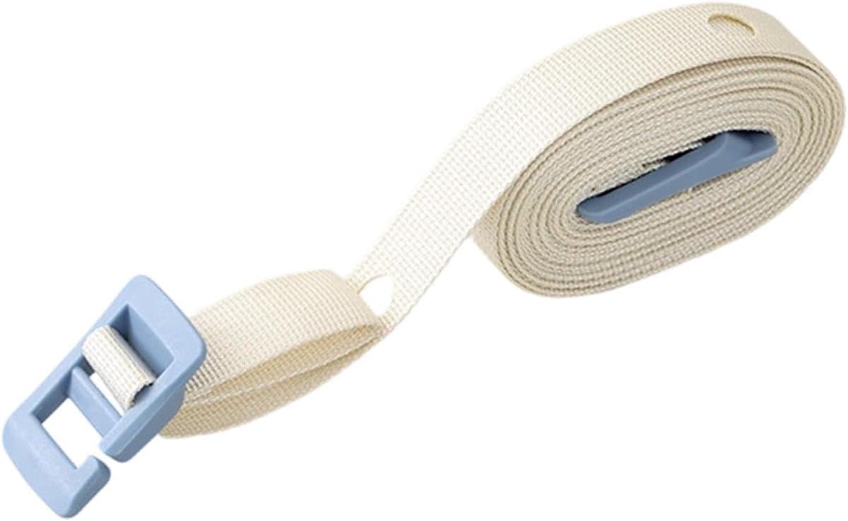 Reiskledinglijn - Kledingdrooglijn - Was Drogen - 34 Haakjesgaten - 3.5 Meter - Crèmekleurig — afbeelding 1