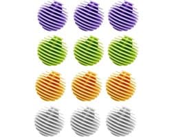Wasballen voor wasmachine, drogerballen, wasballen, wasballen, drogerballen voor wasdroger, wasballen, rubberen wasballen, verminderen rimpels en klemmen