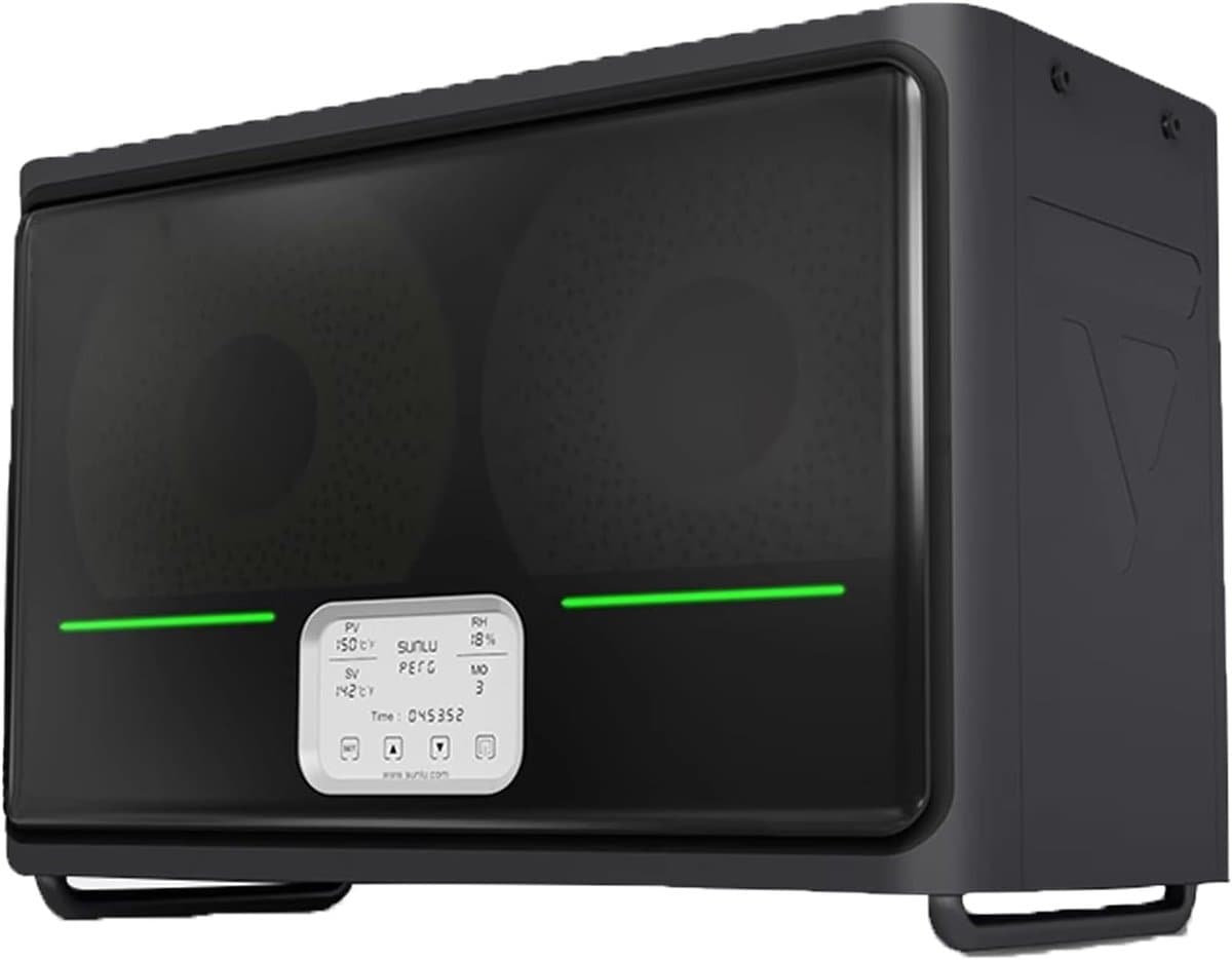 Filament Droger - Ontvochtiger - 3D Printen - LCD Touchscreen - 4 Spoelen - Zwart — afbeelding 1